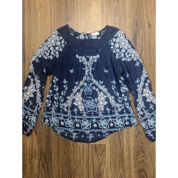💙 Alter'd State Blouse - 100% Rayon - Picture 1 of 9